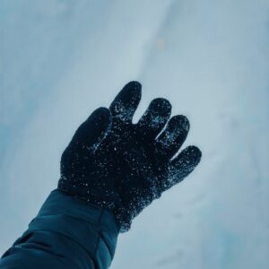 Guante de invierno cortavientos negro